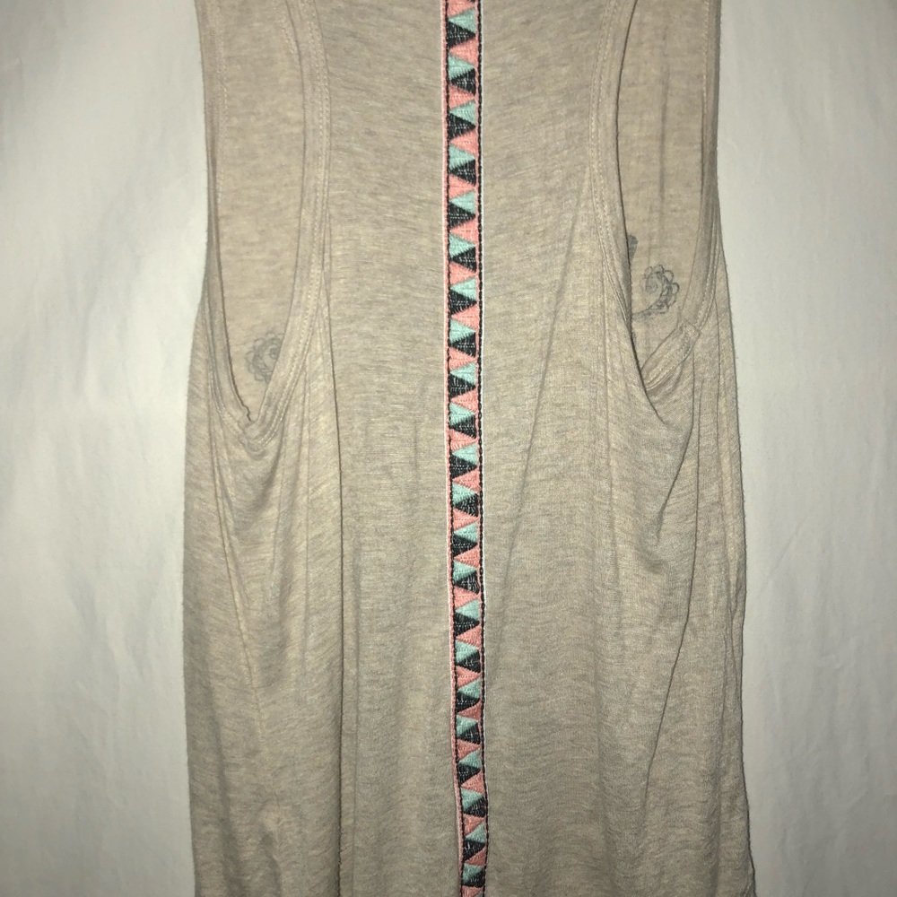 Tank top with design on the back